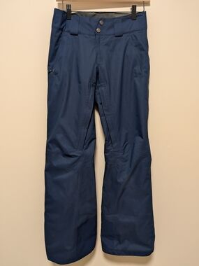 Patagonia H2No Waterproof Ski Snowboard Pants Womens Navy Blue